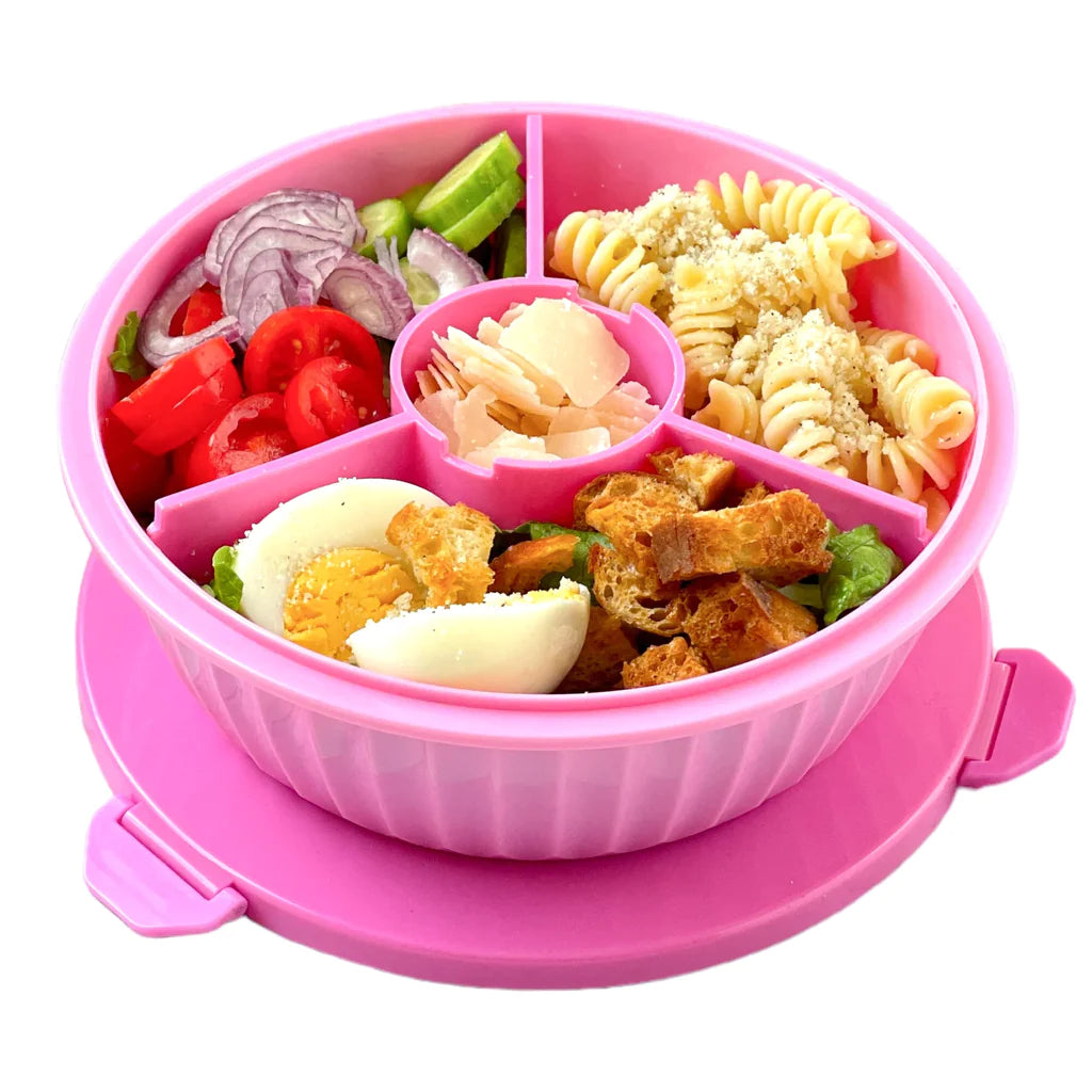 Cutie de salată Yumbox - roz