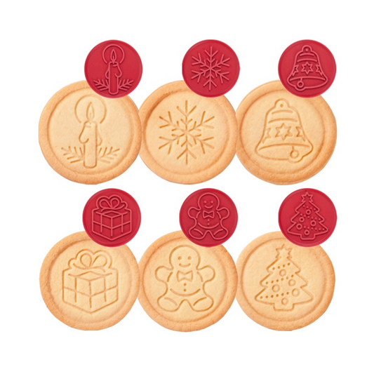 Karácsonyi kekszpecsétek (6 db)