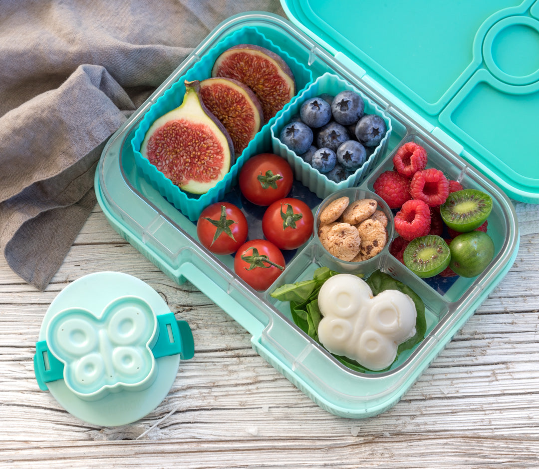 Set cuburi din silicon Lekkabox (4 buc.) - diverse culori