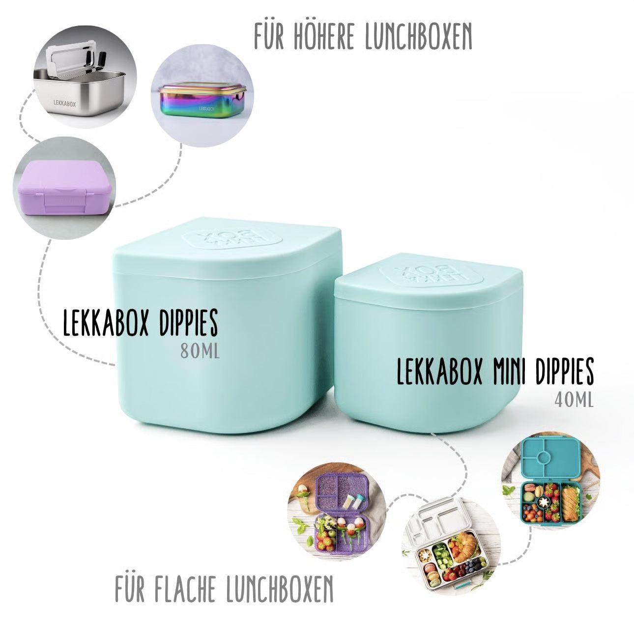 Dippies szilikon tégely szett (2 db) – több színben