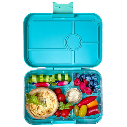 Yumbox Tapas XL Antibes blue / Bon appetit (5 rekeszes)