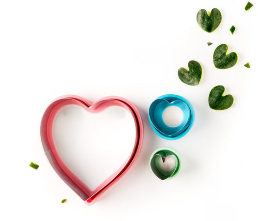 Szendvics kiszúró - Szívek (3 db)