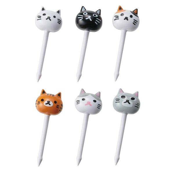 6 db mini nyárs - cicafejek