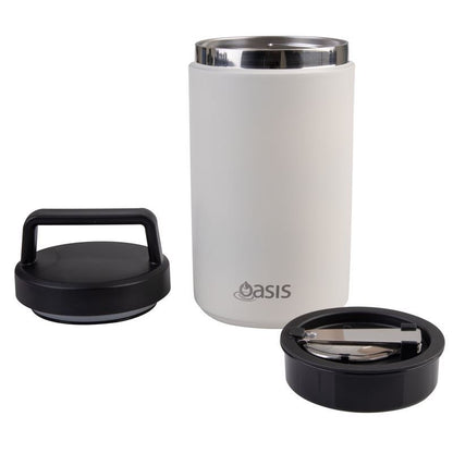 Oasis rozsdamentes ételtermosz kanállal és szósztartóval 700 ml (több színben)