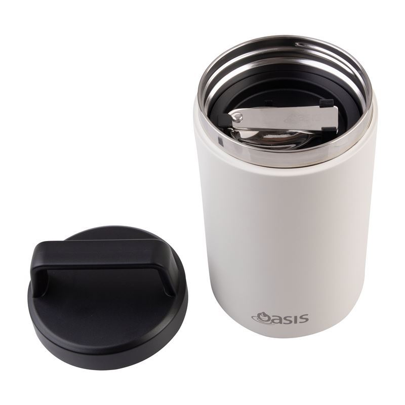 Oasis rozsdamentes ételtermosz kanállal és szósztartóval 700 ml (több színben)