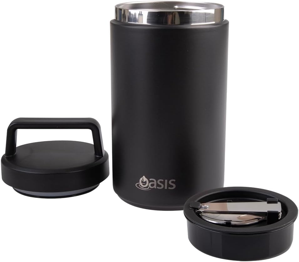 Oasis rozsdamentes ételtermosz kanállal és szósztartóval 700 ml (több színben)