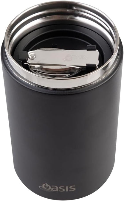 Oasis rozsdamentes ételtermosz kanállal és szósztartóval 700 ml (több színben)