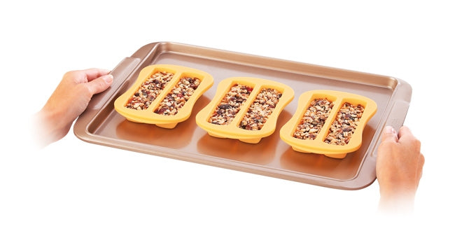 Müzliszelet készítő formák