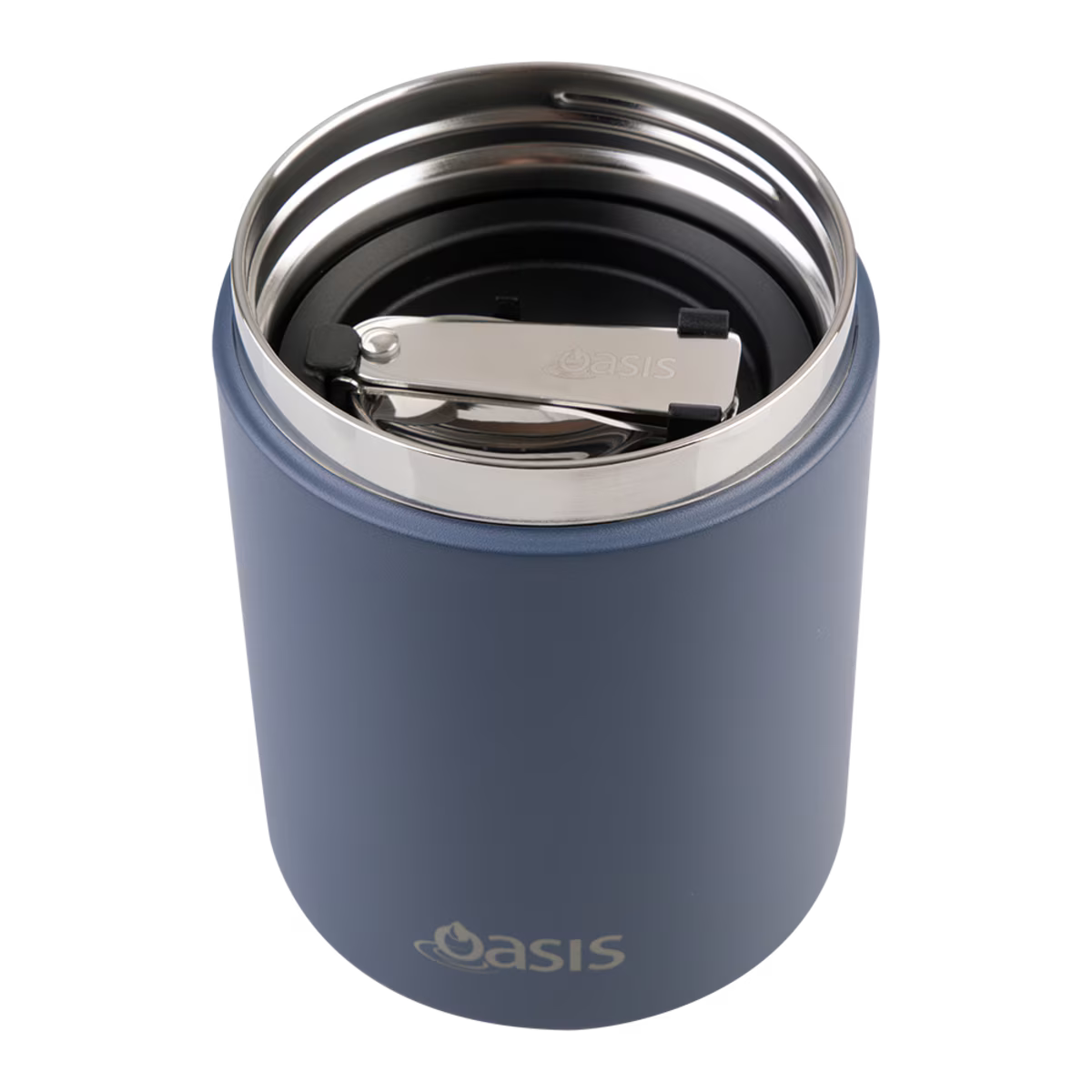 Oasis rozsdamentes ételtermosz kanállal és szósztartóval 480 ml (több színben)