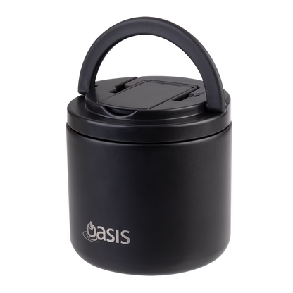 Oasis rozsdamentes acél ételtermosz kanál-villával 500 ml (több színben)