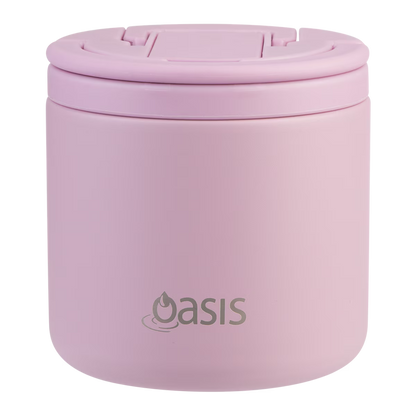 Oasis rozsdamentes acél ételtermosz kanál-villával 500 ml (több színben)