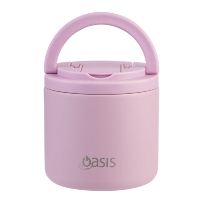 Oasis rozsdamentes acél ételtermosz kanál-villával 500 ml (több színben)