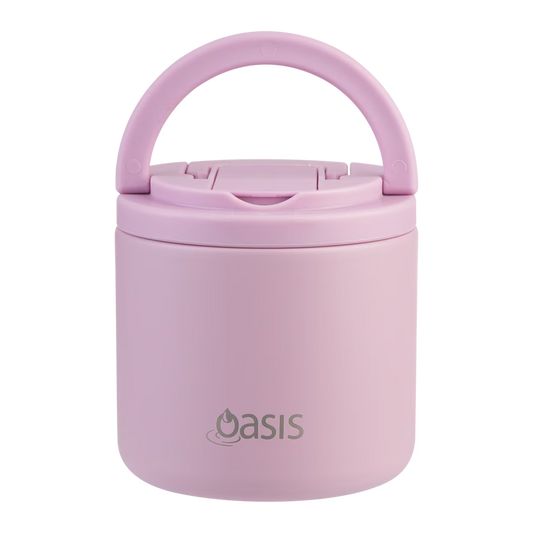 Oasis rozsdamentes acél ételtermosz kanál-villával 500 ml (több színben)