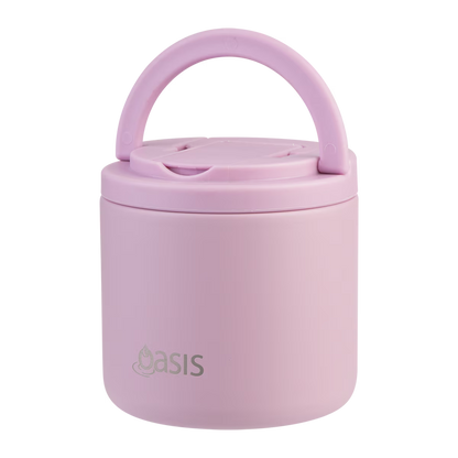 Oasis rozsdamentes acél ételtermosz kanál-villával 500 ml (több színben)