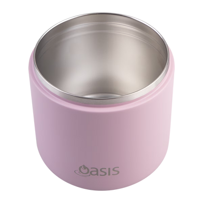 Oasis rozsdamentes acél ételtermosz kanál-villával 500 ml (több színben)