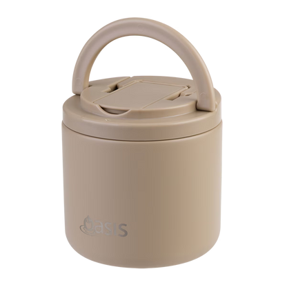 Oasis rozsdamentes acél ételtermosz kanál-villával 500 ml (több színben)