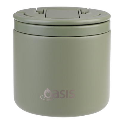 Oasis rozsdamentes acél ételtermosz kanál-villával 500 ml (több színben)