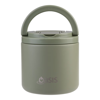 Oasis rozsdamentes acél ételtermosz kanál-villával 500 ml (több színben)
