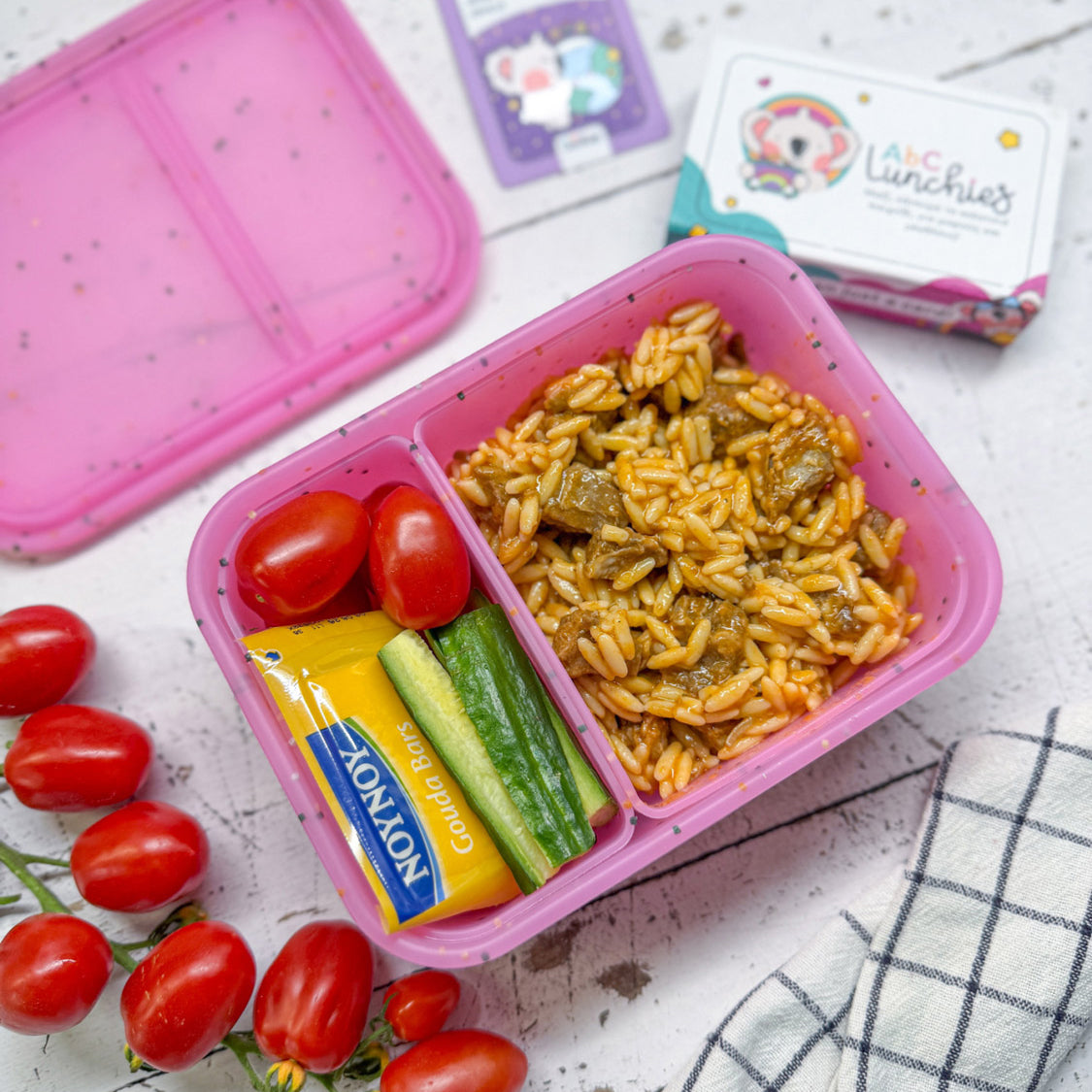 ABC Lunchies Flexi Bento Mate 2 szilikon uzsonnásdoboz (több színben)