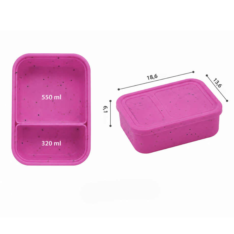 ABC Lunchies Flexi Bento Mate 2 szilikon uzsonnásdoboz (több színben)