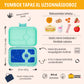 Yumbox Tapas XL Bali Aqua / Zodiac (4 rekeszes)