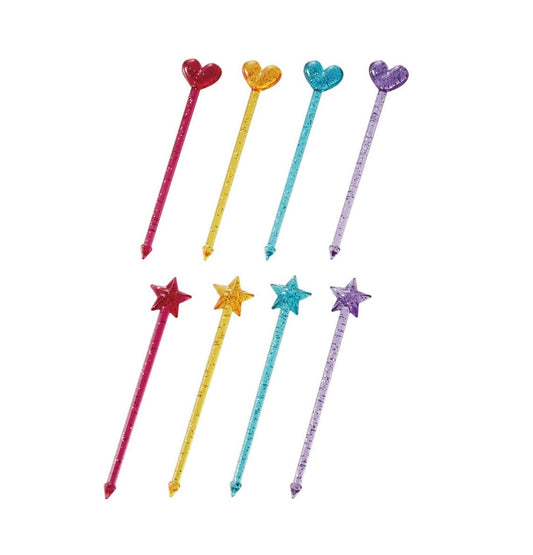12 db csillámos mini nyárs