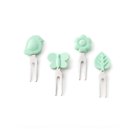 4 furculițe mini din oțel inoxidabil - Garden Magic