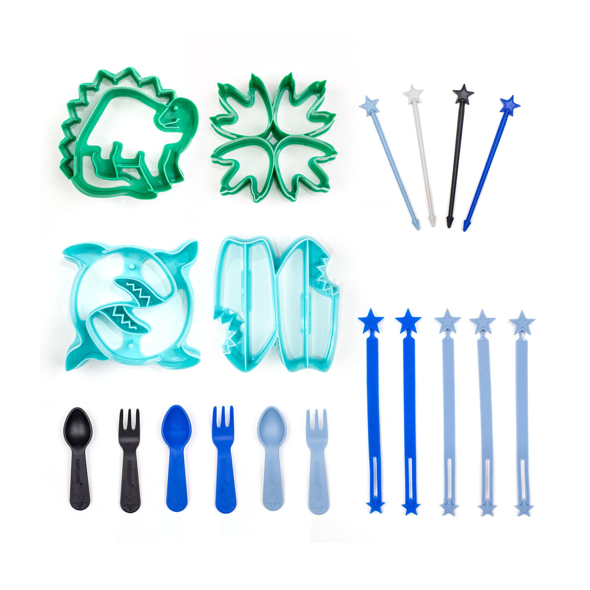 Lunch Punch szendvicsforma készlet - Dínó és cápa