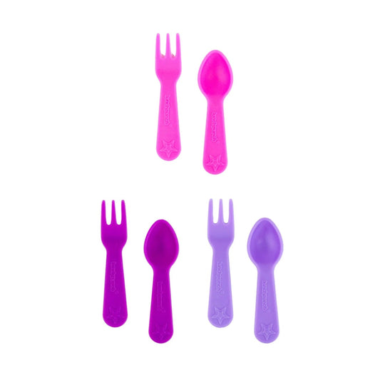 Lunch Punch villa és kanál szett - Blush