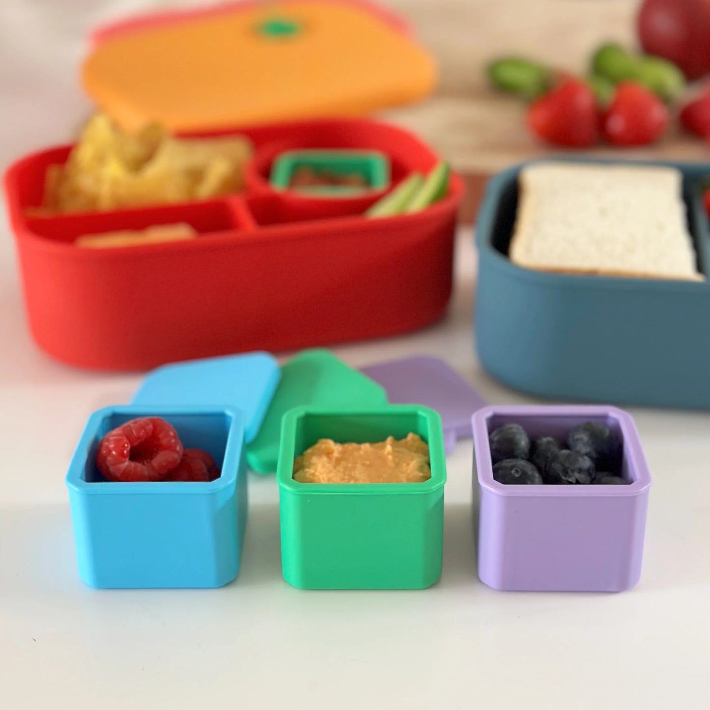 Pick & Dip Pots - kocka (többféle színben)