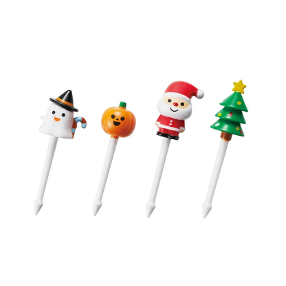 8 db mini nyárs - Halloween és karácsony