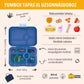 Yumbox Tapas XL True blue / Jungle (5 rekeszes)