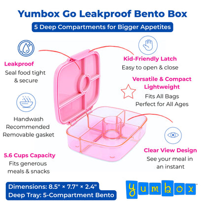 Yumbox Go / Sydney Pink