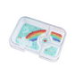 Tavă interioară Yumbox Tapas XL cu 4 compartimente - Curcubeu