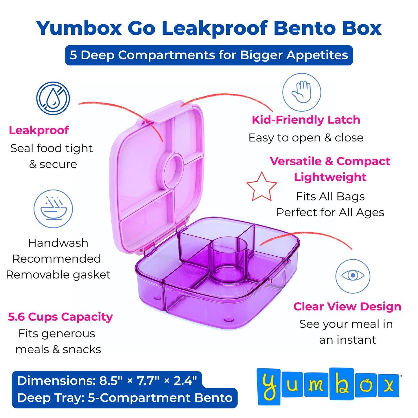 Yumbox Go / Kyoto Purple