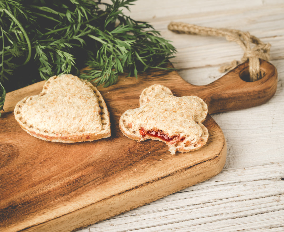 Szendvicsforma töltött szendvicsekhez - szív és virág (2 db)