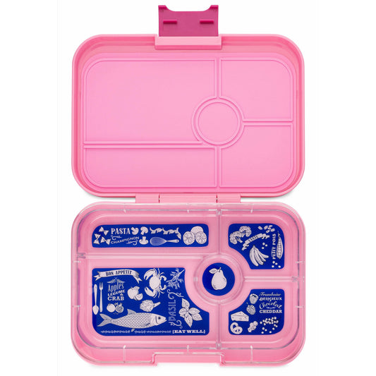 Yumbox Tapas XL Capri pink / Bon appetit (5 rekeszes)