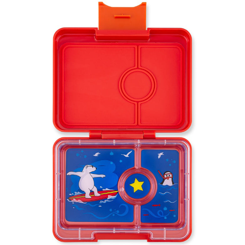 Yumbox Snack Roar Red / Polar Bear