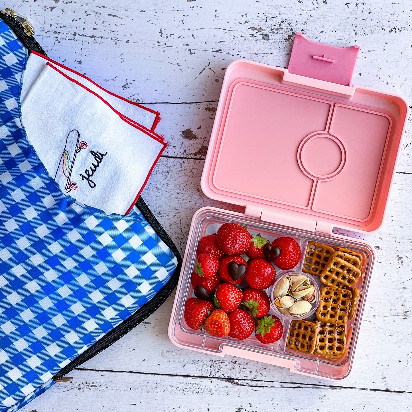 Yumbox Snack Power Roz / Curcubeu