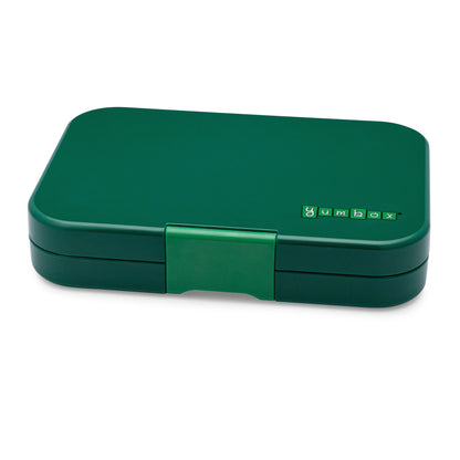 Yumbox Tapas XL Greenwich green / Race Cars (4 rekeszes)