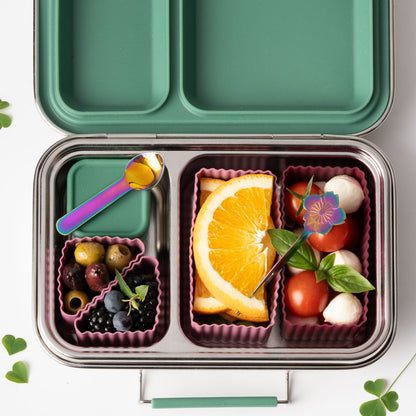 Triunghi din silicon Lekkabox (4 buc.) - diverse culori