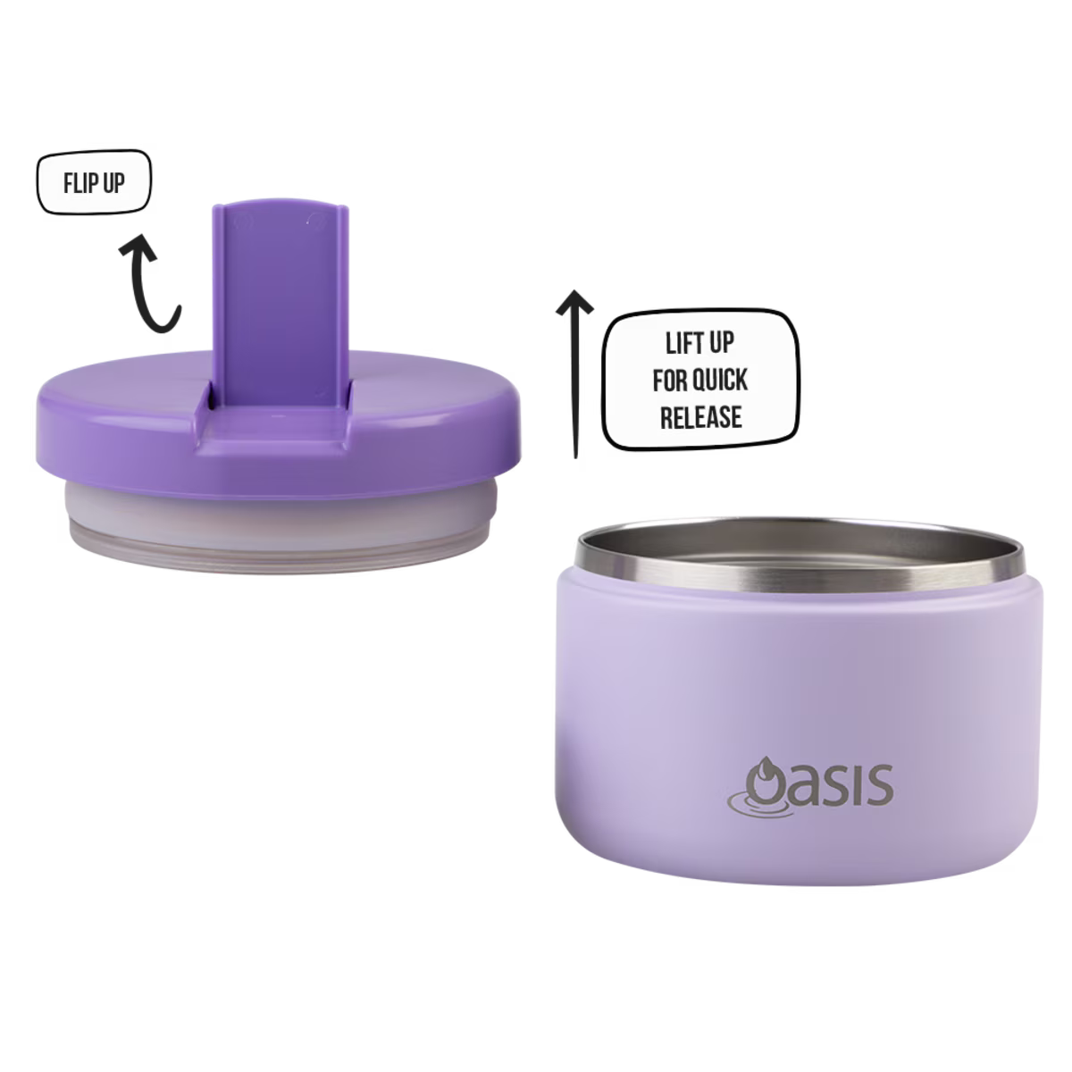 Oasis rozsdamentes ételtermosz 300 ml (több színben)