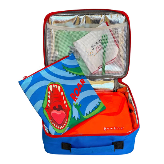 Suport sandwich Yumbox Pochette - Dínós
