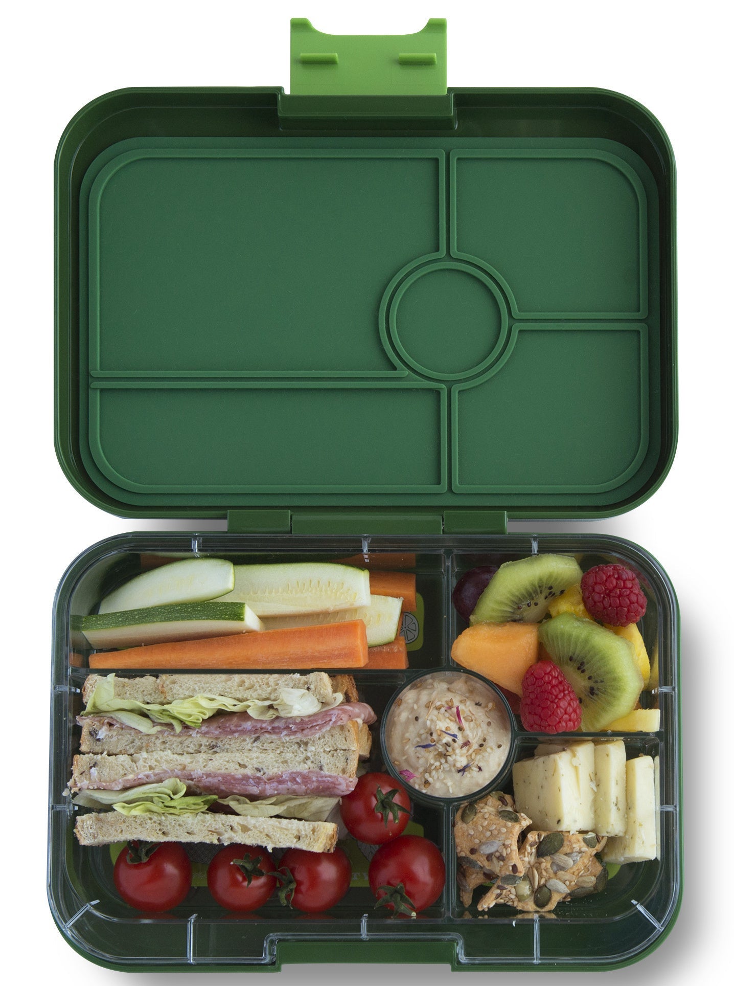 Yumbox Tapas XL Greenwich green / Jungle - uzsonnasdobozom.hu